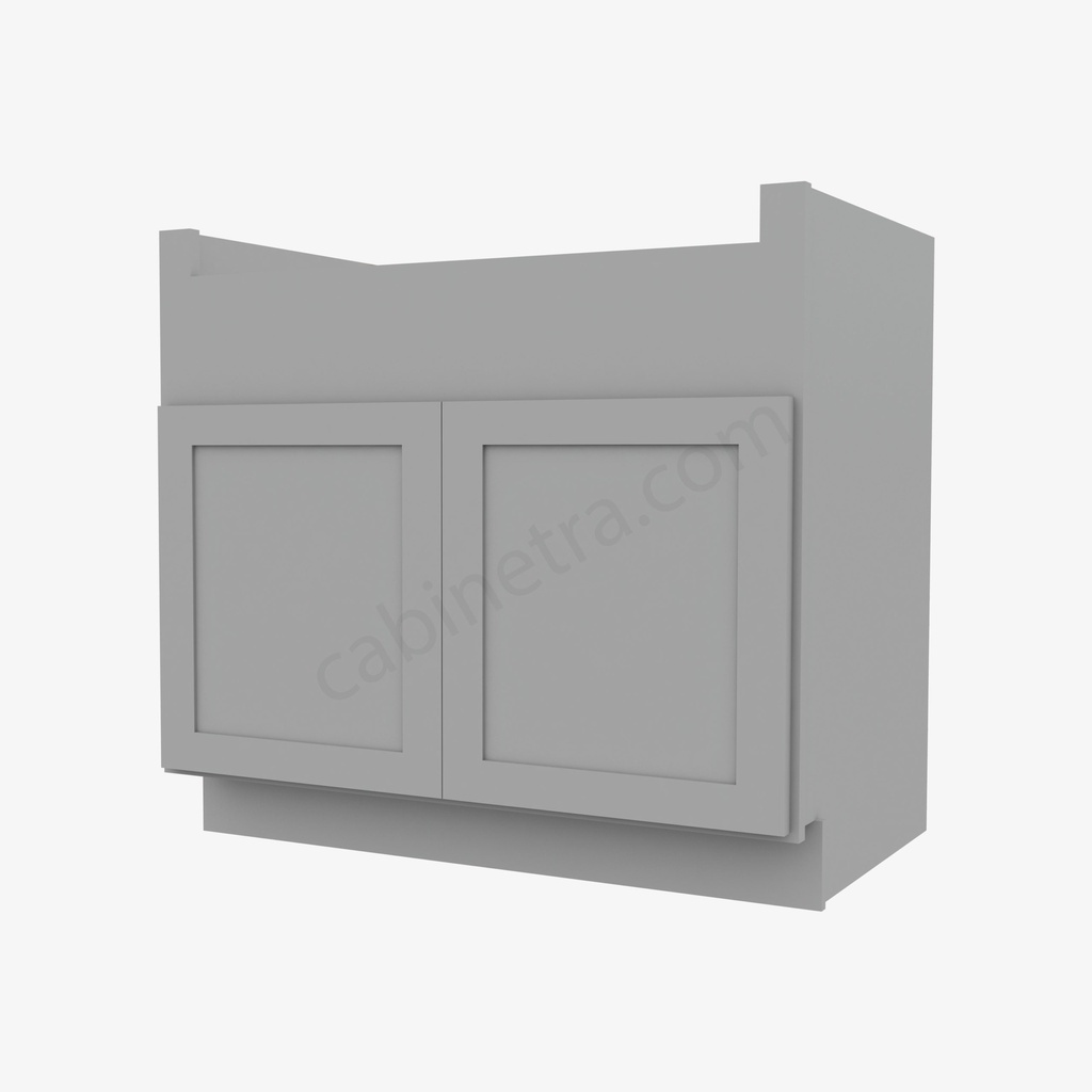 AB-FSB36B Farm Sink Base Cabinet | Forevermark Lait Gray Shaker