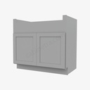 AB-FSB36B Farm Sink Base Cabinet | Forevermark Lait Gray Shaker