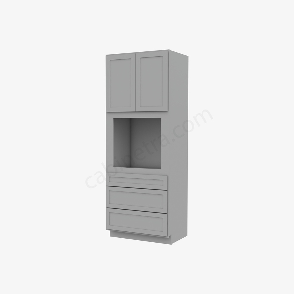 AB-OC3390B Tall Oven Cabinet | Forevermark Lait Gray Shaker