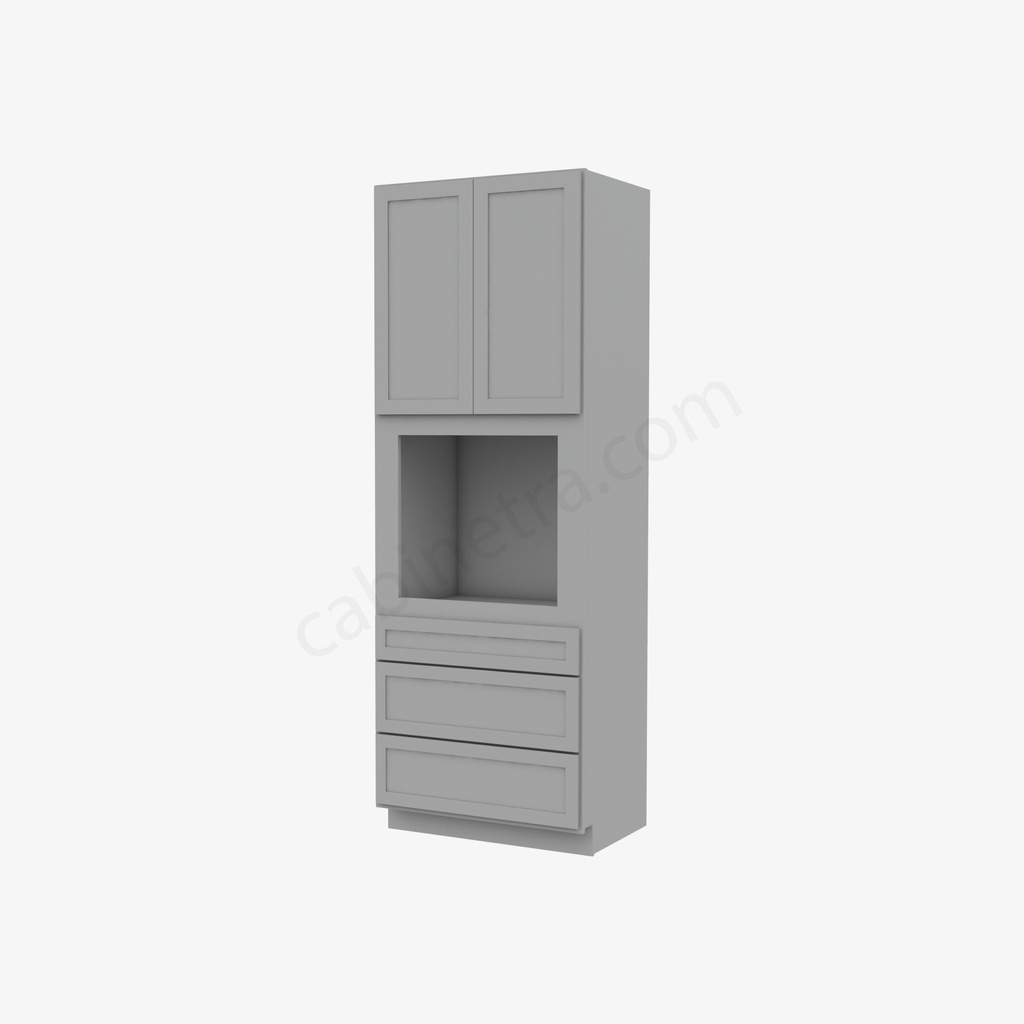 AB-OC3396B Tall Oven Cabinet | Forevermark Lait Gray Shaker