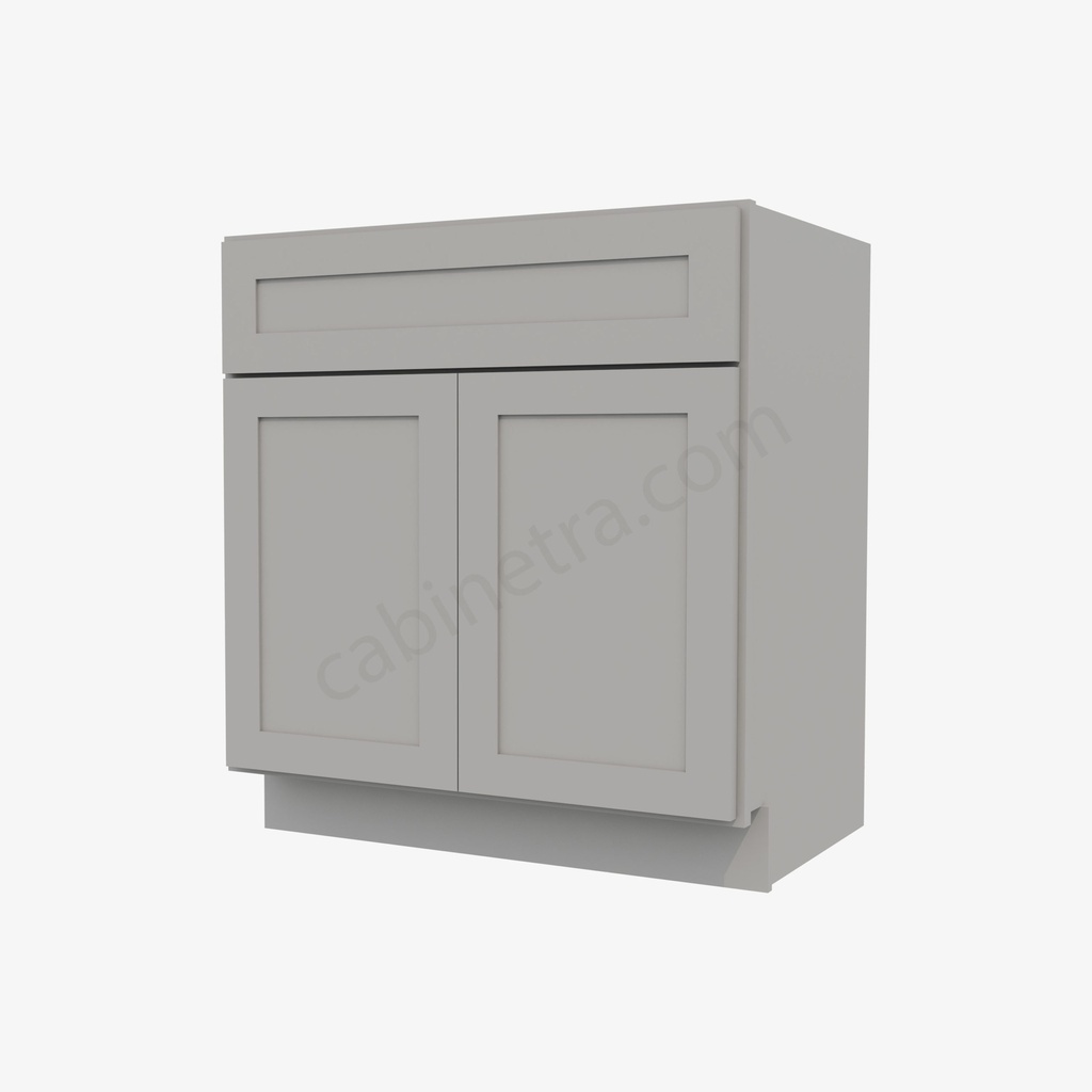 AB-S3021B-34-1/2"" Sink Base Vanity with Drawers | Forevermark Lait Gray Shaker