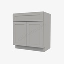 AB-S3021B-34-1/2"" Sink Base Vanity with Drawers | Forevermark Lait Gray Shaker