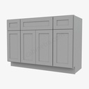 AB-S4821B12D-34-1/2"" Sink Base Combo Vanity with Drawers | Forevermark Lait Gray Shaker