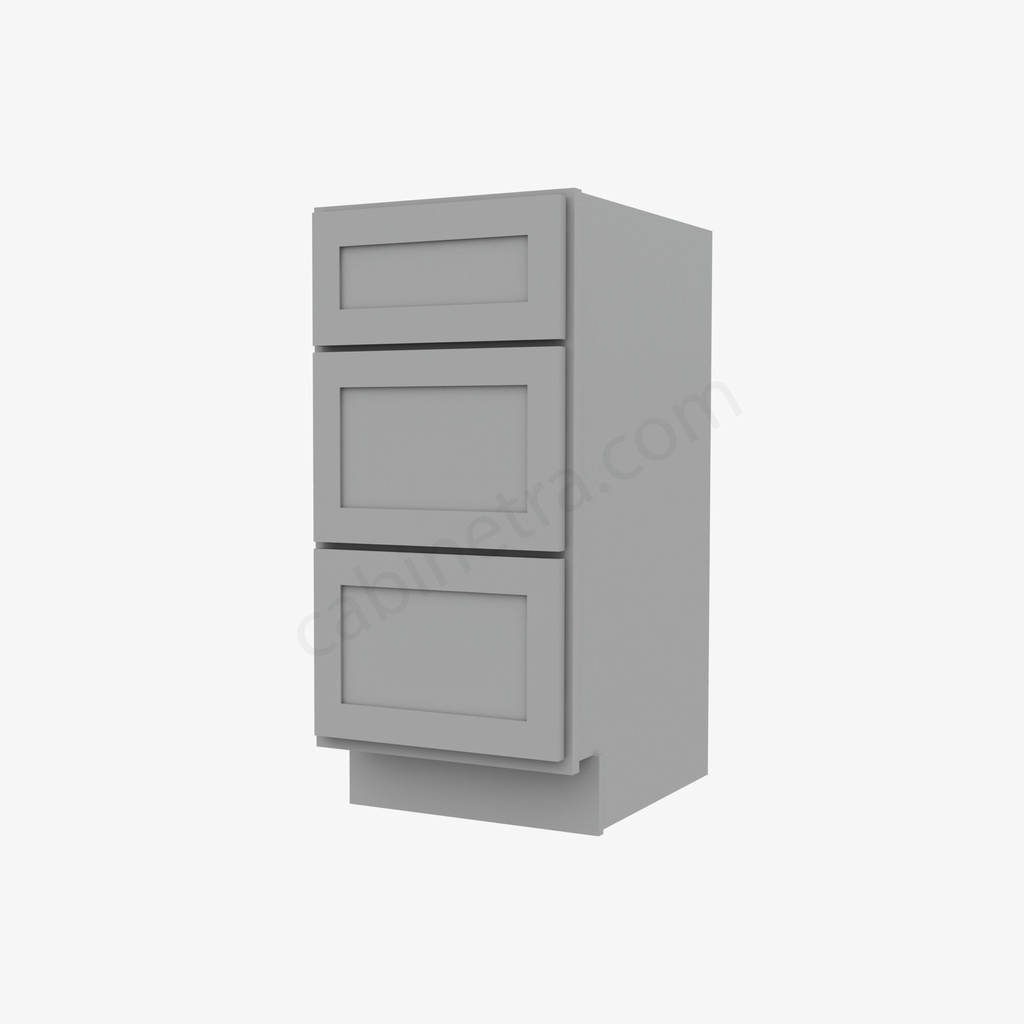 AB-SVB1521-34-1/2"" Bathroom Cabinet Vanity Drawer Pack | Forevermark Lait Gray Shaker