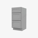 AB-SVB1521-34-1/2"" Bathroom Cabinet Vanity Drawer Pack | Forevermark Lait Gray Shaker