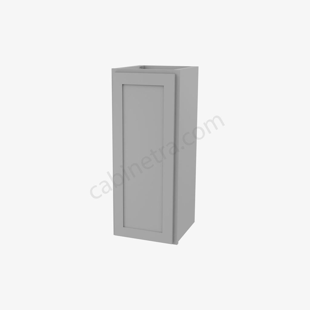 AB-W1230 Single Door Wall Cabinet | Forevermark Lait Gray Shaker