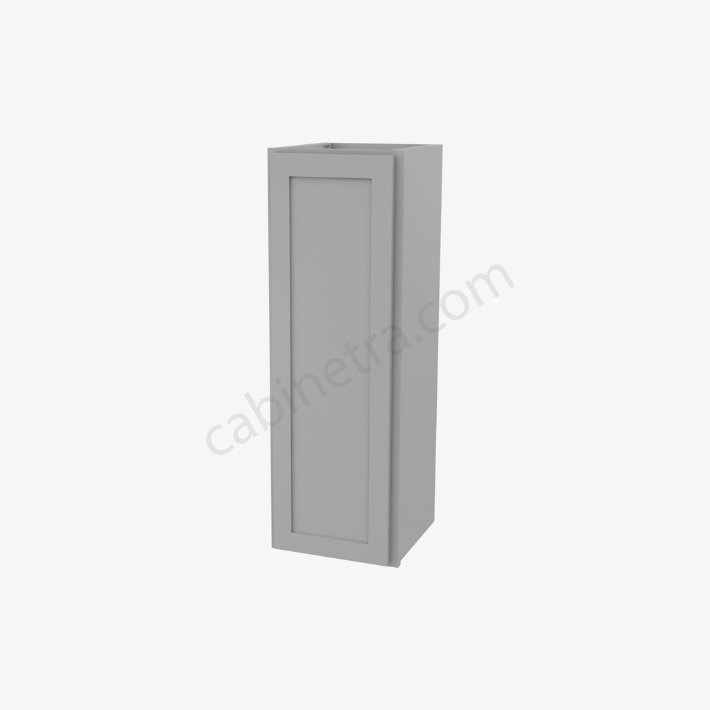 AB-W1236 Single Door Wall Cabinet | Forevermark Lait Gray Shaker