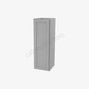 AB-W1236 Single Door Wall Cabinet | Forevermark Lait Gray Shaker