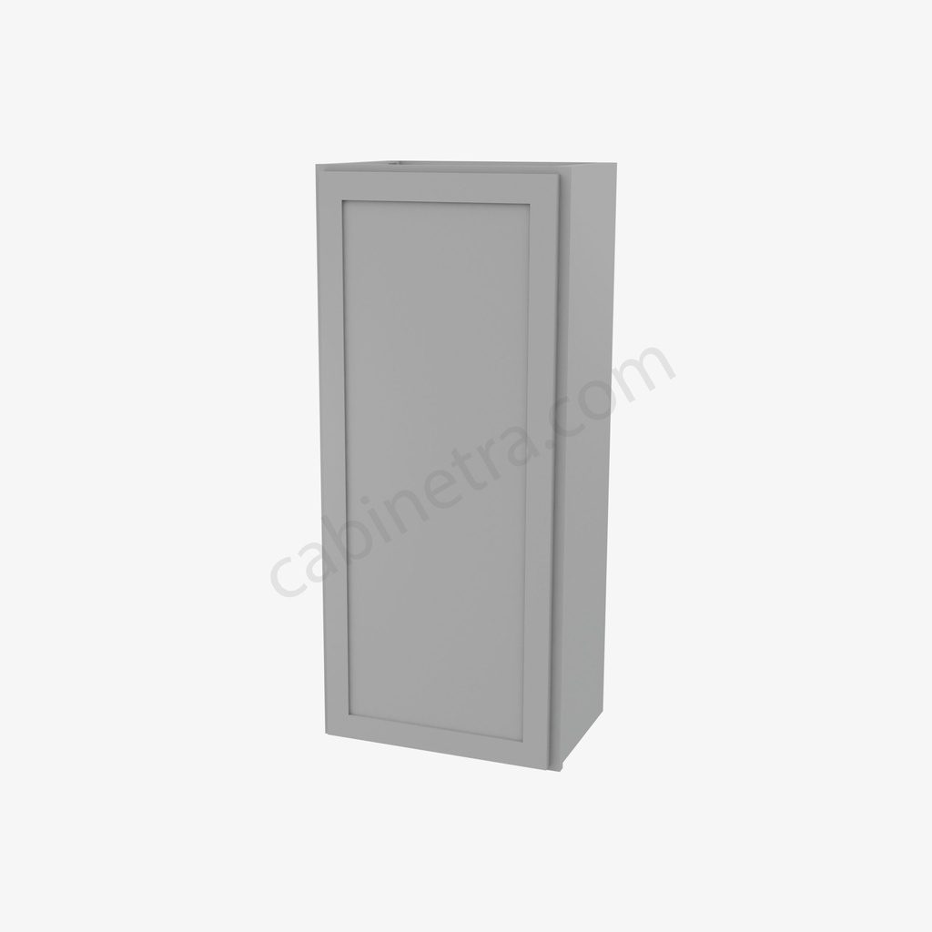 AB-W1842 Single Door Wall Cabinet | Forevermark Lait Gray Shaker