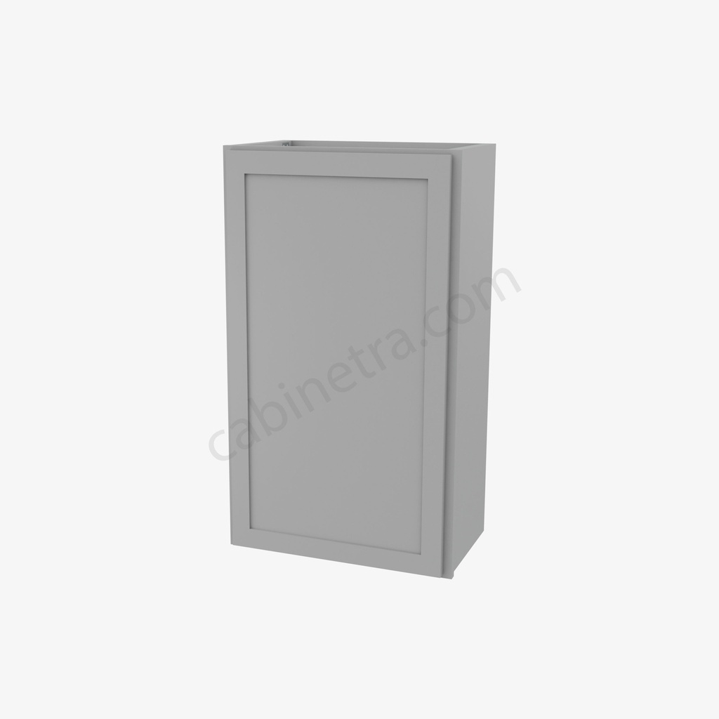 AB-W2136 Single Door Wall Cabinet | Forevermark Lait Gray Shaker
