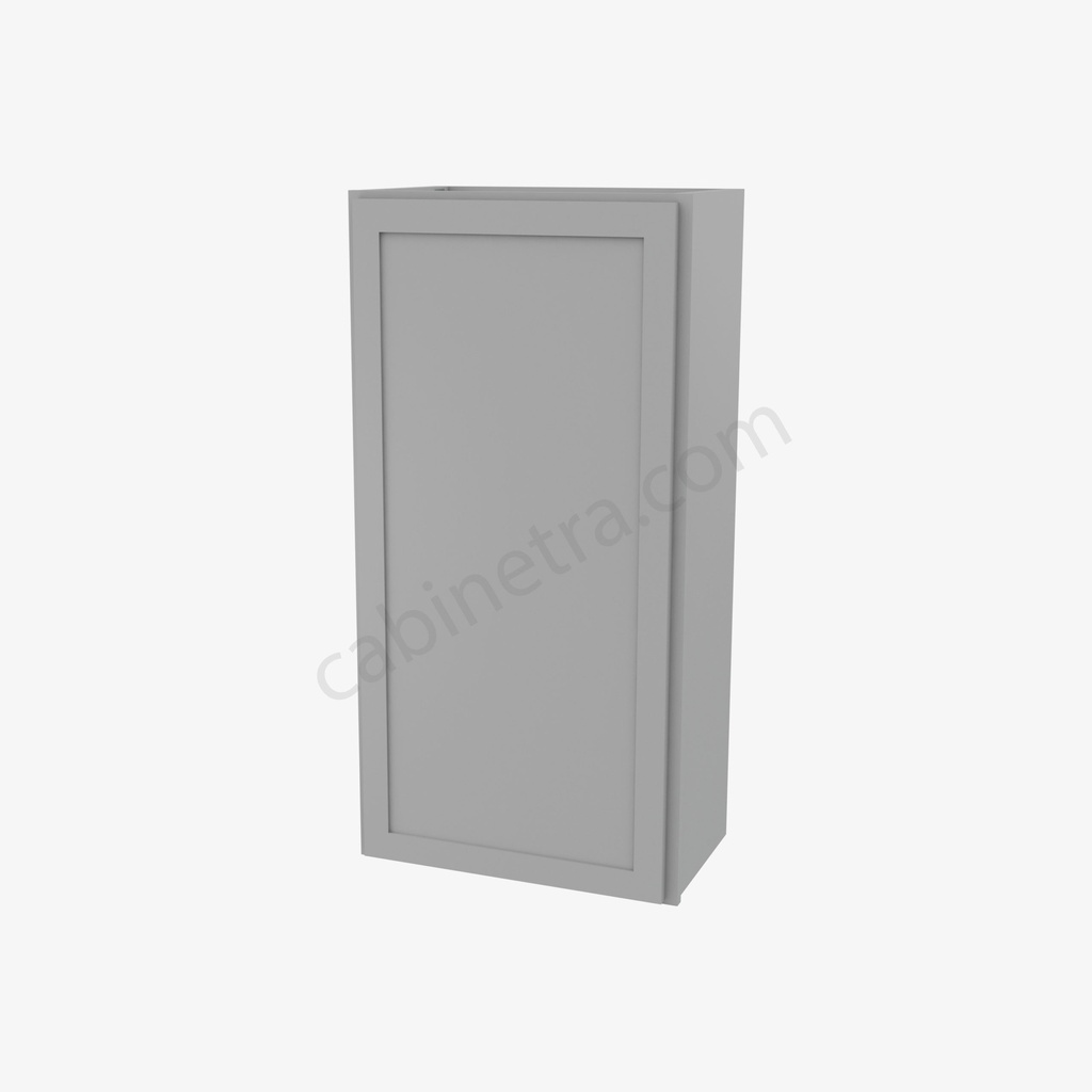 AB-W2142 Single Door Wall Cabinet | Forevermark Lait Gray Shaker