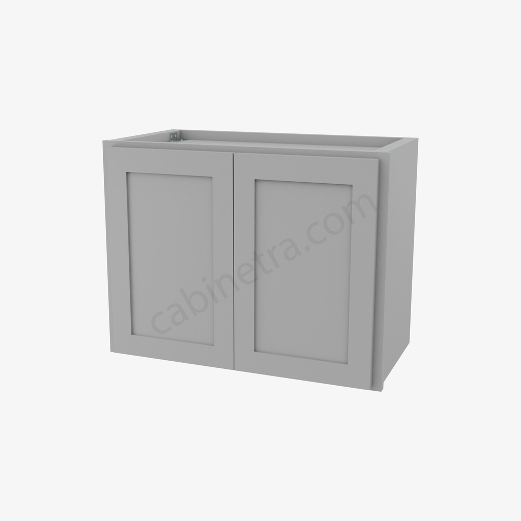 AB-W2418B Double Door Wall Cabinet | Forevermark Lait Gray Shaker