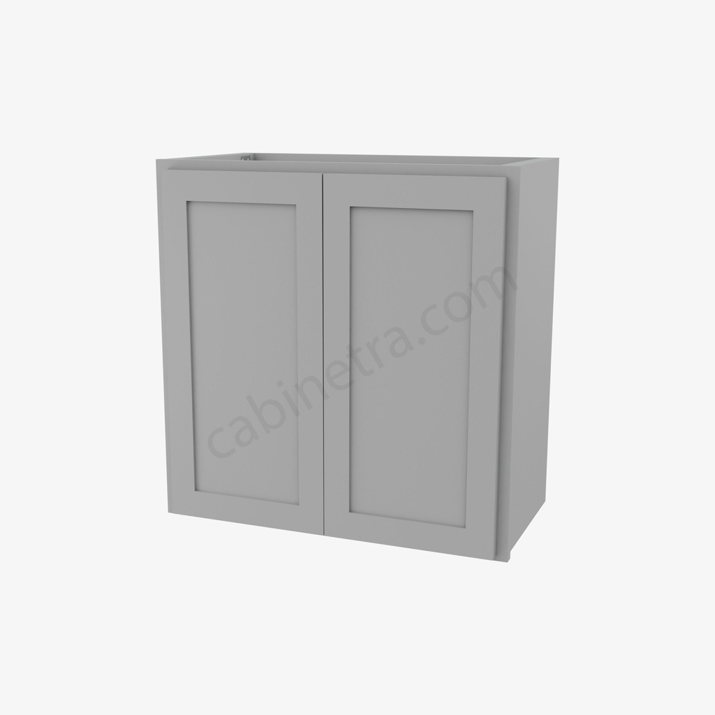 AB-W2424B Double Door Wall Cabinet | Forevermark Lait Gray Shaker