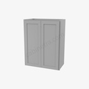 AB-W2430B Double Door Wall Cabinet | Forevermark Lait Gray Shaker