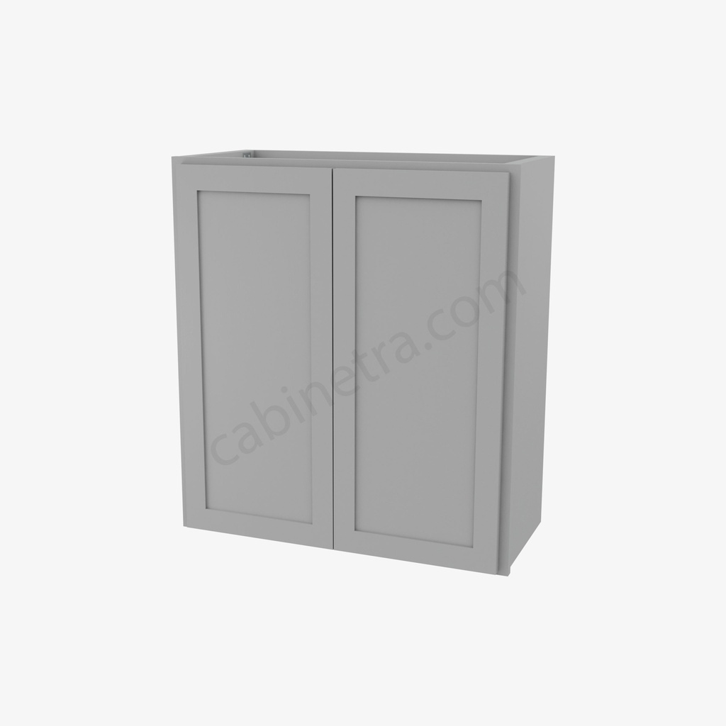AB-W2730B Double Door Wall Cabinet | Forevermark Lait Gray Shaker