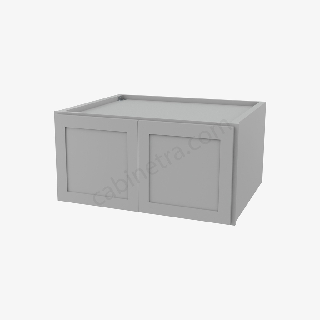 AB-W301524B Wall Refrigerator Cabinet | Forevermark Lait Gray Shaker