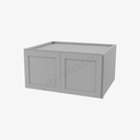 AB-W301524B Wall Refrigerator Cabinet | Forevermark Lait Gray Shaker