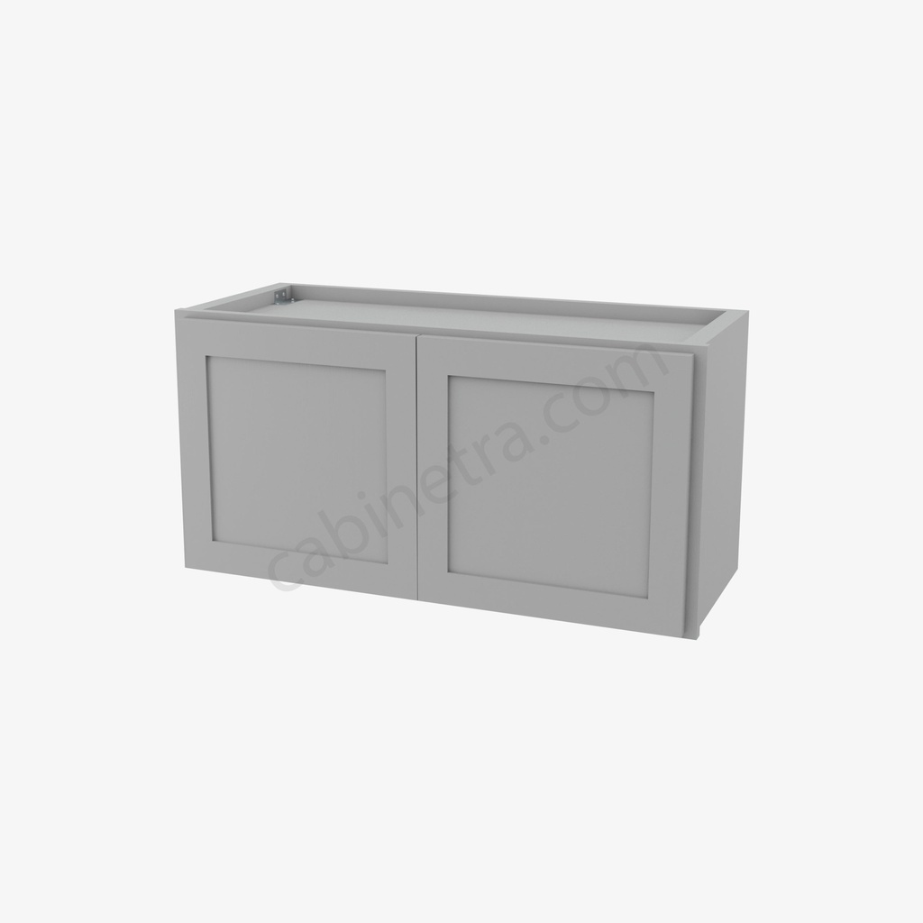 AB-W3015B Double Door Wall Cabinet | Forevermark Lait Gray Shaker
