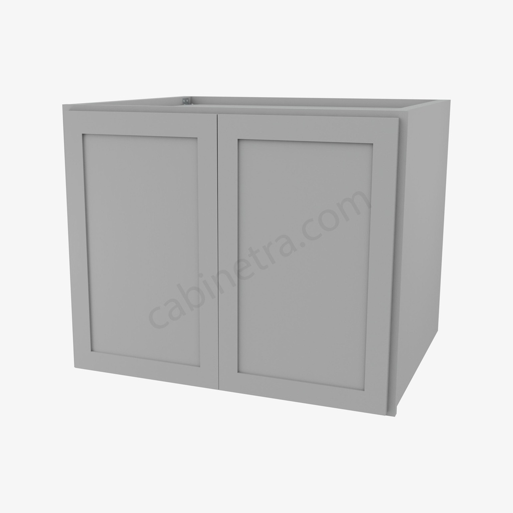 AB-W302424B Wall Refrigerator Cabinet | Forevermark Lait Gray Shaker