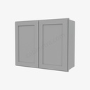 AB-W3024B Double Door Wall Cabinet | Forevermark Lait Gray Shaker
