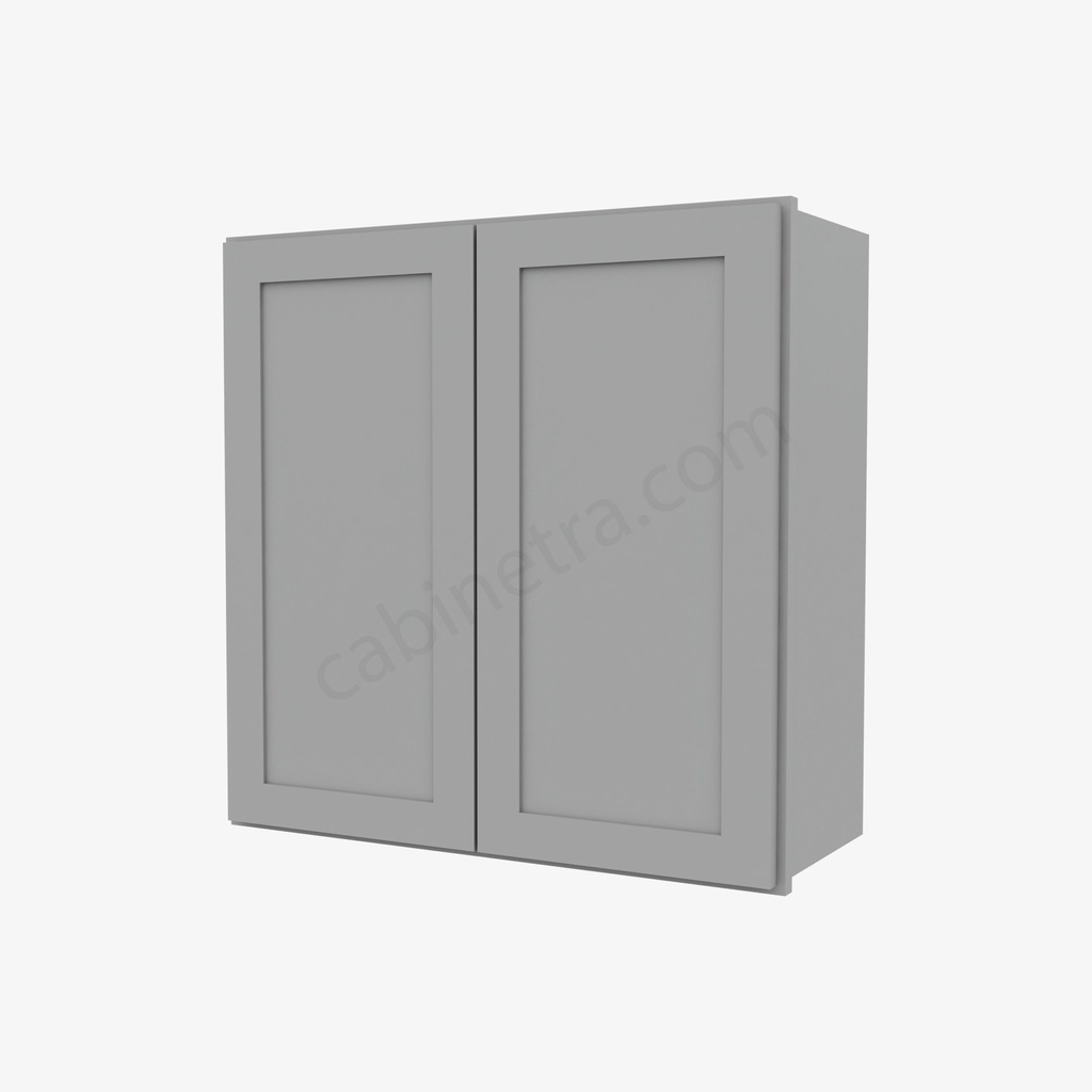 AB-W3030B Double Door Wall Cabinet | Forevermark Lait Gray Shaker