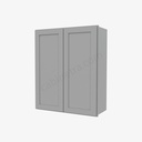 AB-W3036B Double Door Wall Cabinet | Forevermark Lait Gray Shaker