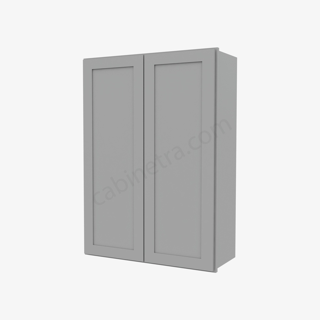 AB-W3042B Double Door Wall Cabinet | Forevermark Lait Gray Shaker