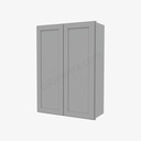 AB-W3042B Double Door Wall Cabinet | Forevermark Lait Gray Shaker