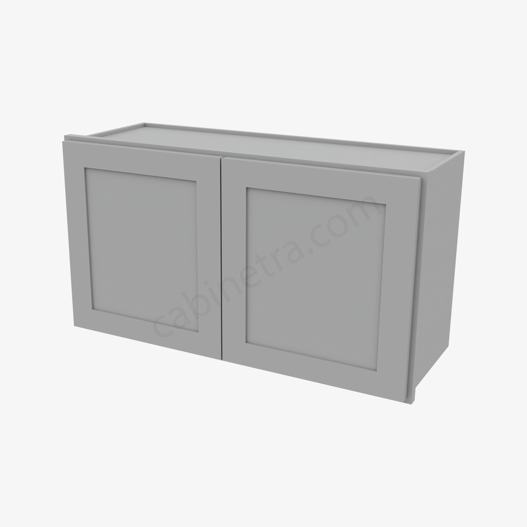 AB-W3318B Double Door Wall Cabinet | Forevermark Lait Gray Shaker