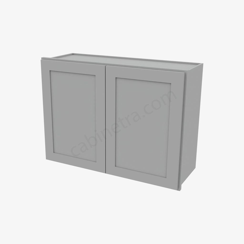 AB-W3324B Double Door Wall Cabinet | Forevermark Lait Gray Shaker