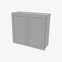 AB-W3330B Double Door Wall Cabinet | Forevermark Lait Gray Shaker