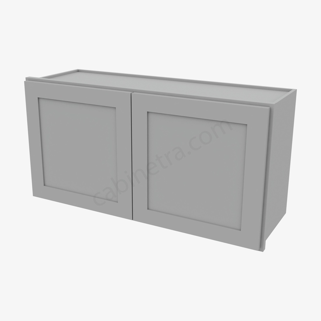 AB-W3618B Double Door Wall Cabinet | Forevermark Lait Gray Shaker