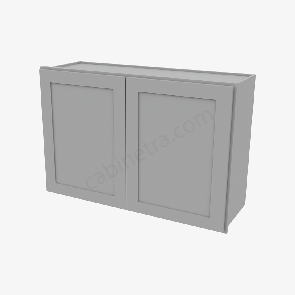 AB-W3624B Double Door Wall Cabinet | Forevermark Lait Gray Shaker