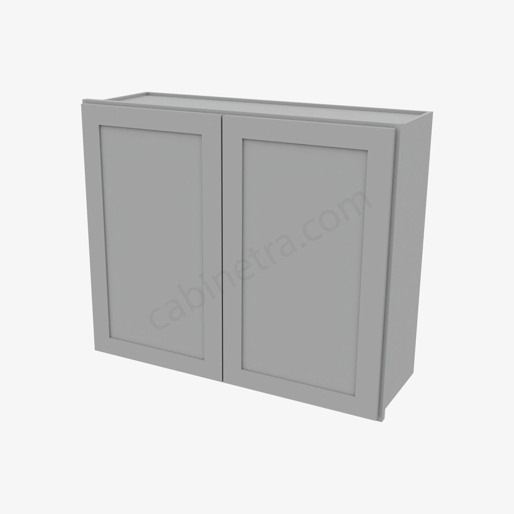 AB-W3630B Double Door Wall Cabinet | Forevermark Lait Gray Shaker