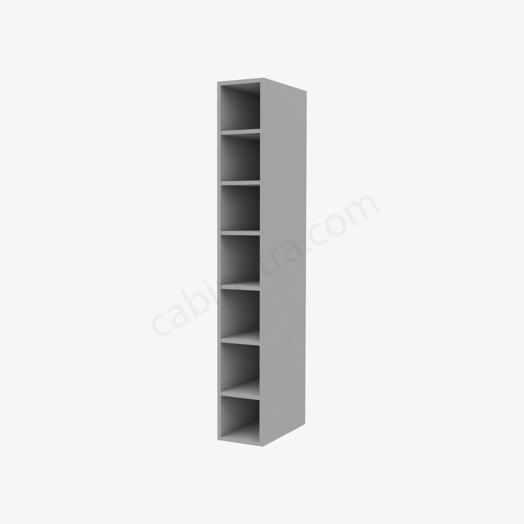 AB-WC642 Wall Cube Cabinet with 7 Cubes | Forevermark Lait Gray Shaker
