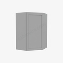 AB-WDC2436 Wall Diagonal Corner Cabinet | Forevermark Lait Gray Shaker