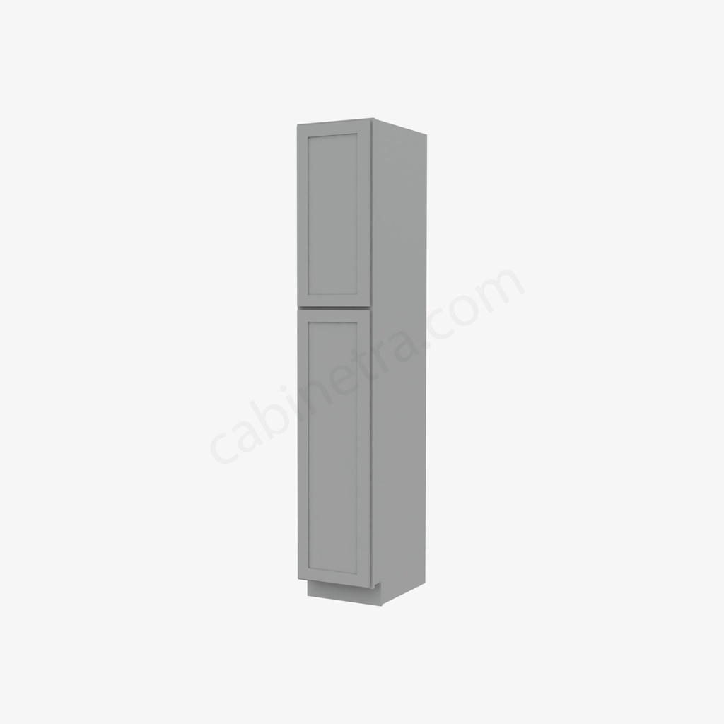 AB-WP1590 Tall Wall Pantry Cabinet | Forevermark Lait Gray Shaker