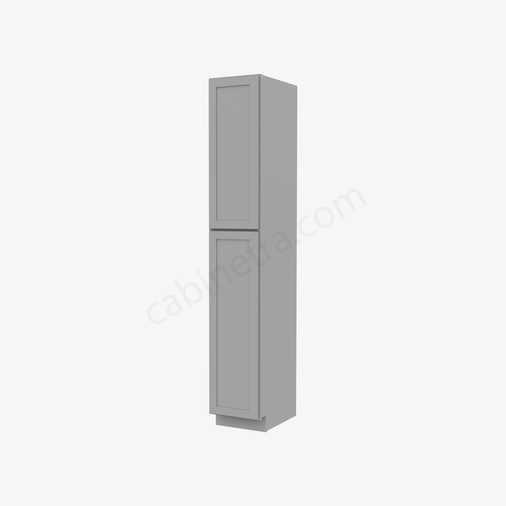 AB-WP1596 Tall Wall Pantry Cabinet | Forevermark Lait Gray Shaker