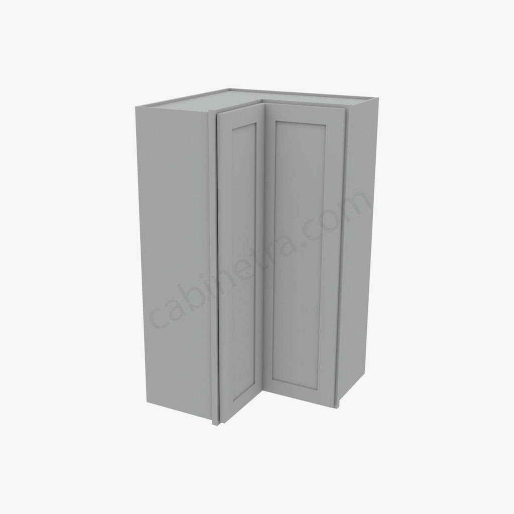 AB-WSQ2442 Easy Reach Wall Corner Cabinet | Forevermark Lait Gray Shaker