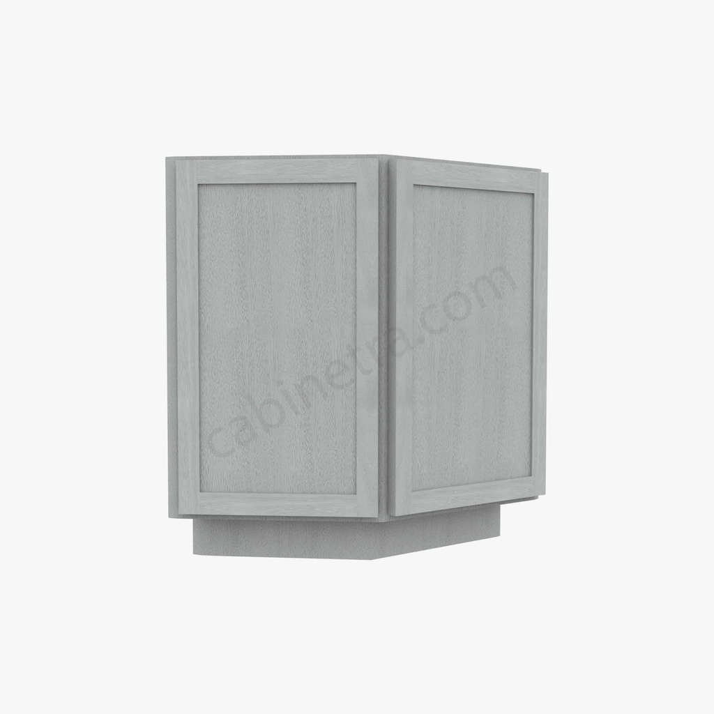 AN-AB24 (Base) Angle Base Cabinet | Forevermark Nova Light Grey Shaker