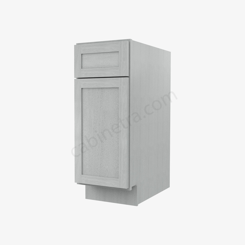 AN-B12 Single Door Base Cabinet | Forevermark Nova Light Grey Shaker