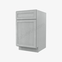 AN-B18 Single Door Base Cabinet | Forevermark Nova Light Grey Shaker