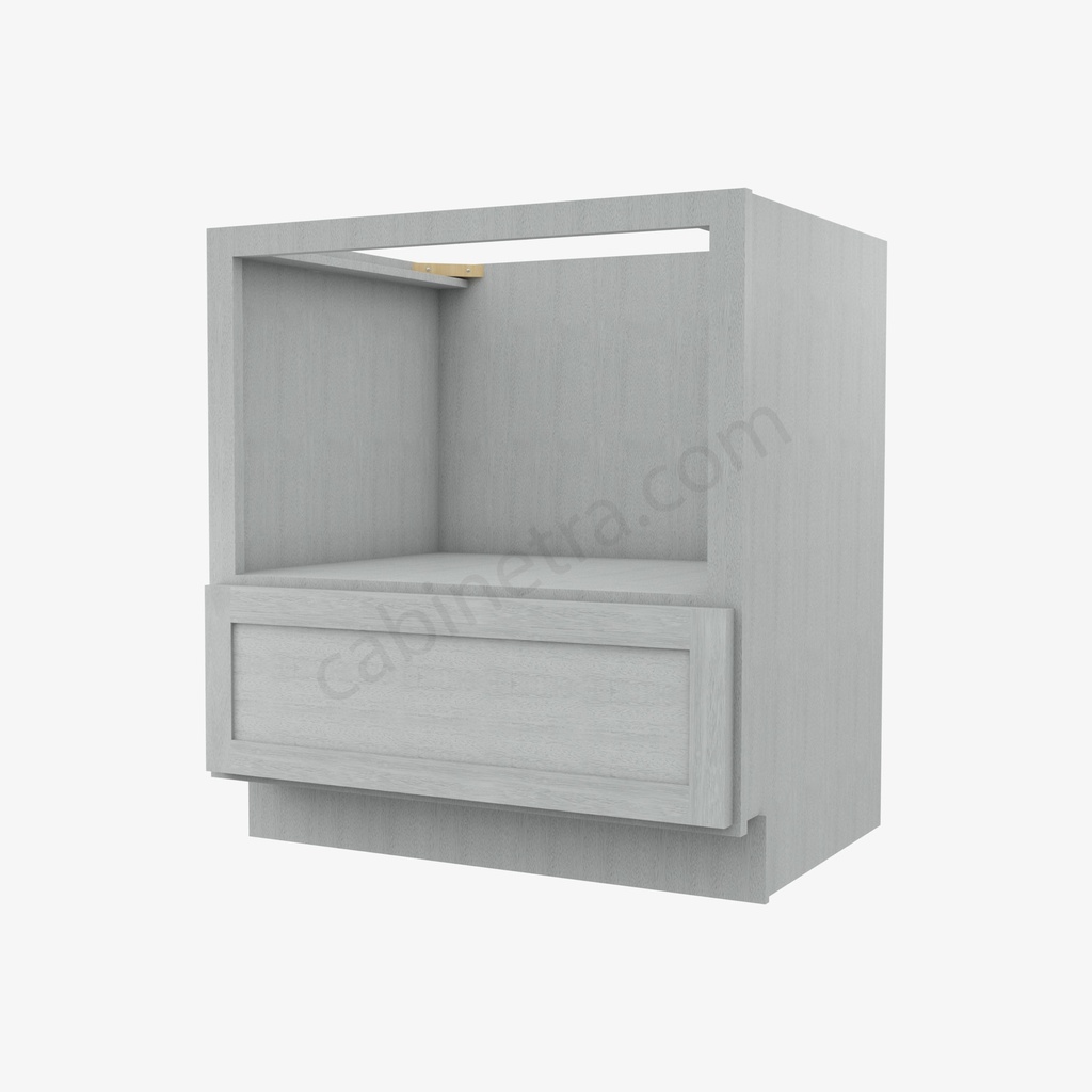 AN-B30MW (30""W) Microwave Base Cabinet | Forevermark Nova Light Grey Shaker