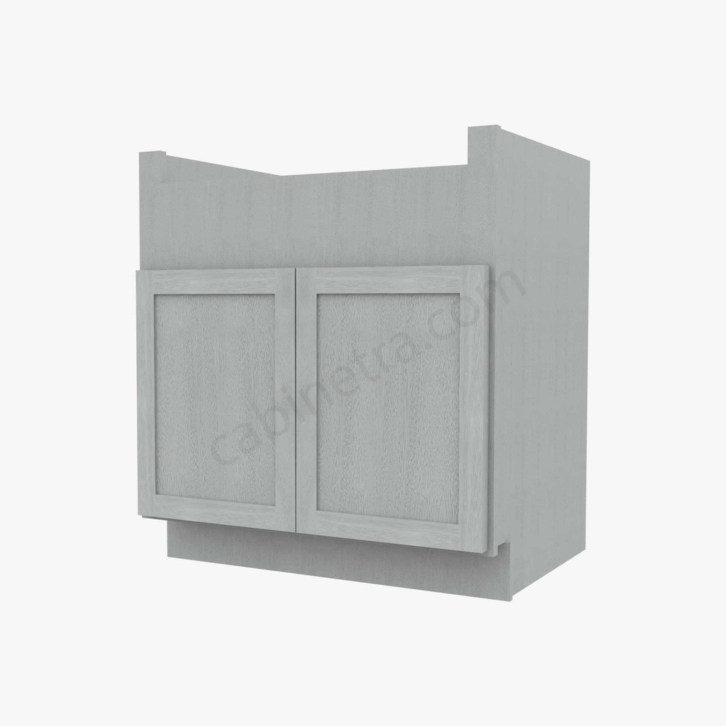AN-FSB30B Farm Sink Base Cabinet | Forevermark Nova Light Grey Shaker