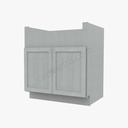AN-FSB30B Farm Sink Base Cabinet | Forevermark Nova Light Grey Shaker