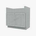 AN-FSB33B Farm Sink Base Cabinet | Forevermark Nova Light Grey Shaker