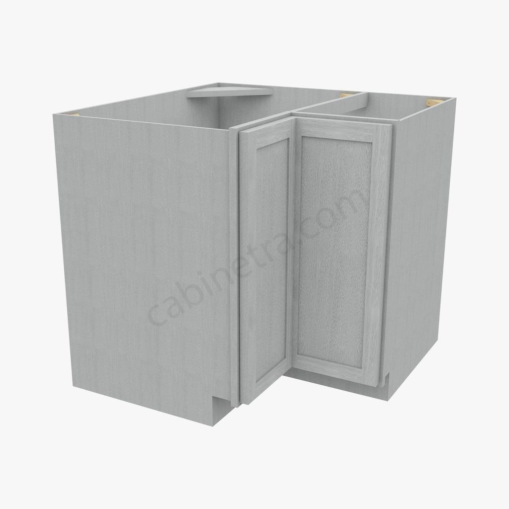 AN-LS3612S (EZR3612) Easy (EZ) Reach Lazy Susan Base Corner Cabinet | Forevermark Nova Light Grey Shaker