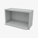 AN-MWO3018PM-12 Microwave Oven Wall Cabinet | Forevermark Nova Light Grey Shaker