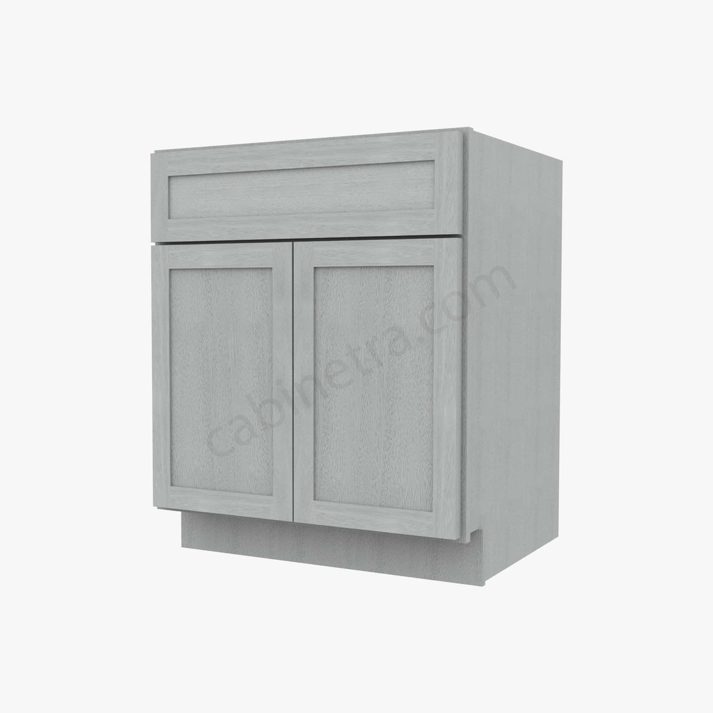 AN-SB27B Sink Base Cabinet | Forevermark Nova Light Grey Shaker