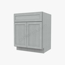 AN-SB27B Sink Base Cabinet | Forevermark Nova Light Grey Shaker